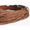 WHOLESALE 1,5mm 25metres Tan Genuine Leather Cord Round