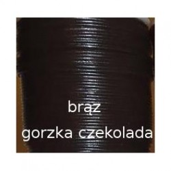 5mm 25mtrs Dark Chocolate Brown Genuine Leather Cord Round