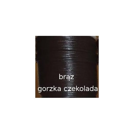 Genuine Leather Cord Round 5mm Dark Chocolate Brown