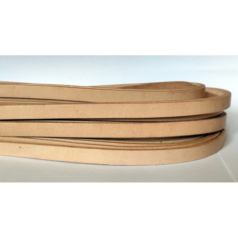 WHOLESALE 8x2mm 25mtrs Natural Genuine Leather Cord Flat