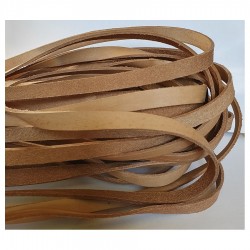 10x2mm 10mtrs Natural Genuine Leather Cord Flat