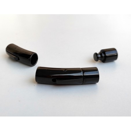 Cord clasp 6mm. Stainless steel. For leather cords. Bayonet.