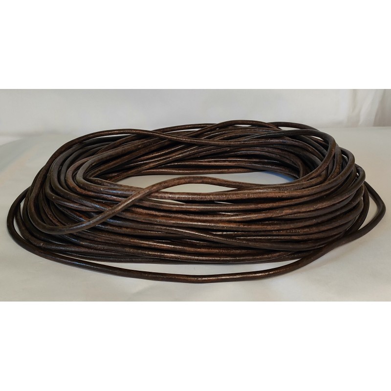 1MM Leather Cord-Metallic Gold (25 yards)