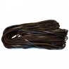 WHOLESALE 4x3mm 25mtrs Dark Brown Genuine Leather Cord Flat