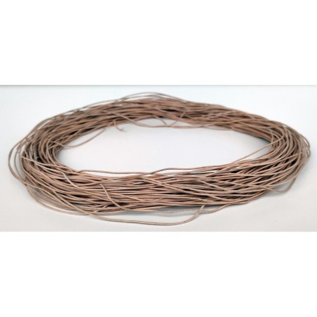 Genuine Leather Cord Round 1mm Natural