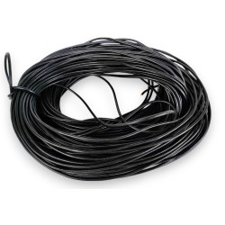 WHOLESALE 3mm 25mtrs Black Genuine Leather Cord Round