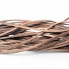 2,5x2,5mm Natural Genuine Leather Cord Flat