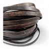 WHOLESALE 8x2mm 25mtrs Vintage Brown Genuine Leather Cord Flat