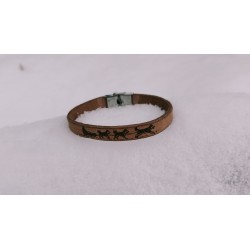 20 pcs Leather Bracelets With Personalized Engraving