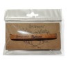 copy of 50 pcs Brown Vintage Colour Leather Bracelets With Personalized Engraving Silver colour clasp BR002