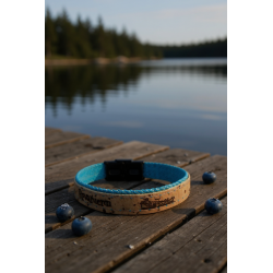 50 pcs Cork Bracelet with laser Engraving Black colour clasp. B05