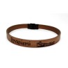 30 pcs Leather Bracelets With Laser Engraving Black colour clasp. B07