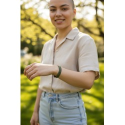 30 pcs Cork Bracelets With Laser Engraving Black colour clasp. B11