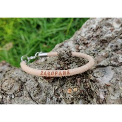 30 pcs Round Leather Bracelets With Personalized Engraving B02