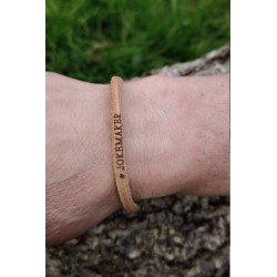 30 pcs Round Leather Bracelets With Personalized Engraving B02